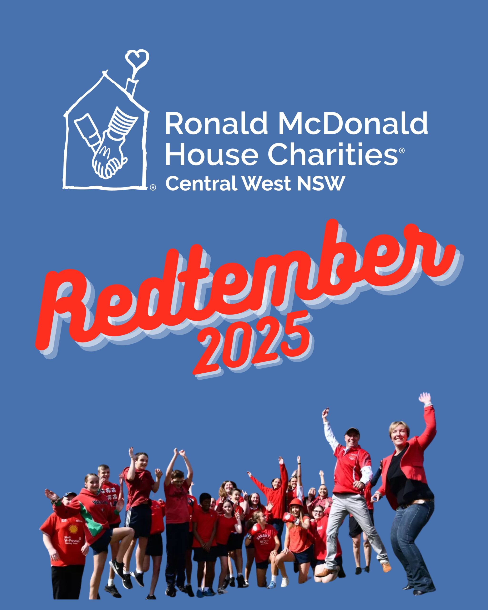 Redtember 2025 - Ronald McDonald House Central West NSW 2025 Orange Dubbo